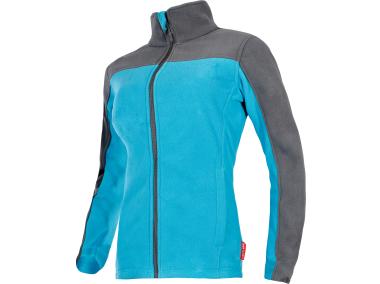 Zdjęcie: Bluza polarowa turkusowo-szara, damska, XL, CE, LAHTI PRO