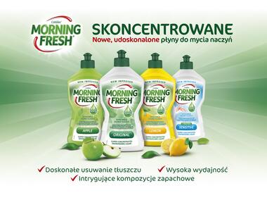Zdjęcie: Płyn do mycia naczyń Apple 0,45 L MORNING FRESH