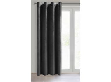 Zdjęcie: Zasłona gotowa Melanie 140x250 cm czarny EUROFIRANY