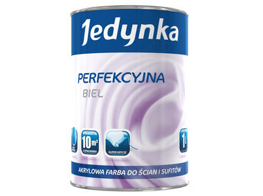 Zdjęcie: Farba do ścian i sufitów Perfekcyjna Biel 1 L JEDYNKA