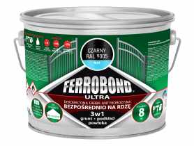 Farba antykorozyjna Ferrobond Ultra Mat czarny 2,5L JURGA