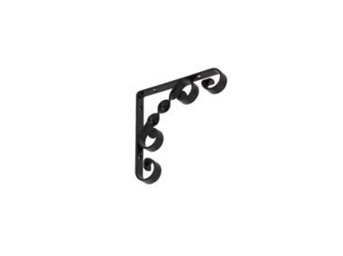 Zdjęcie: Wspornik półkowy ornament 10x10 cm czarny VELANO