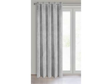 Zdjęcie: Zasłona gotowa Villa 140x250 cm stalowy EUROFIRANY