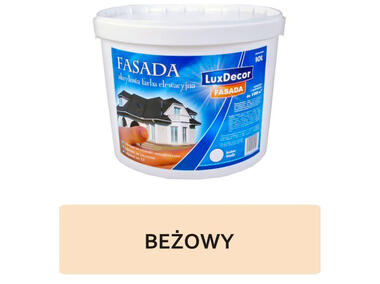 Zdjęcie: Farba fasadowa 5 L beżowa LUXDECOR