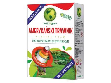 Zdjęcie: Trawa otoczkowana nawozem 1 kg Amerykański trawnik ROLIMPEX