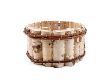 Zdjęcie: Skrzynka z brzozy z folią 25x25x13 cm TIN TOURS