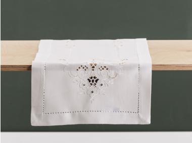 Zdjęcie: Bieżnik 40x140 cm ecru wykończenie ażurowe ALTOMDESIGN
