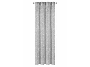 Zdjęcie: Zasłona Luiza 140x250 cm popielata na szelkach EUROFIRANY