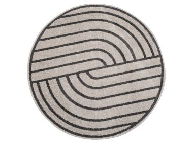 Zdjęcie: Dywan Lotto 133 cm koło szaro-czarny MULTI-DECOR