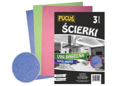 Zdjęcie: Ściereczka bawełniana Viki 3 szt. PUCUŚ