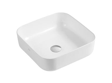 Zdjęcie: Umywalka nablatowa Malaga Trend 39 cm kwadratowa INVENA