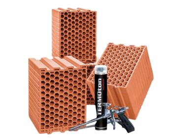 Pustak ceramiczny P+W 25 Diament S kl.15 TERMOTON