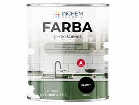 Farba Płytki ścienne, czarny, zestaw 800 ml INCHEM POLONIA