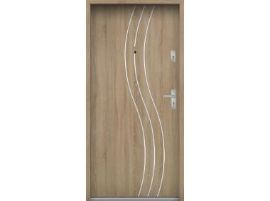 Zdjęcie: Drzwi wejściowe do mieszkań Bastion R-60 Sonoma 80 cm lewe ODO KR CENTER