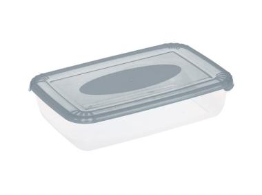 Zdjęcie: Pojemnik Polar 900 ml prostokątny szary PLAST TEAM