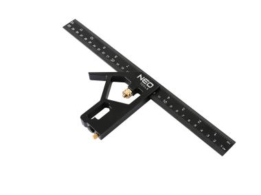 Zdjęcie: Kątownik wielofunkcyjny aluminiowy 30 cm NEO
