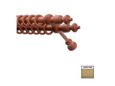 Zdjęcie: Karnisz podwójny Hermes  250 cm jasny dąb KARWEL