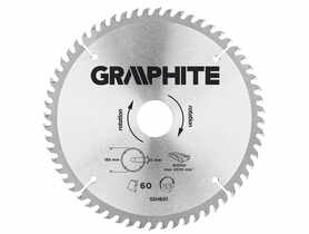 Tarcza do pilarki, widiowa, 185 x 30 mm, 60 zębów GRAPHITE