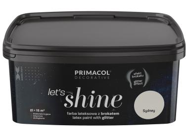 Zdjęcie: Farba dekoracyjna z brokatem Lets Shine Sydney 2 L PRIMACOL DECORATIVE