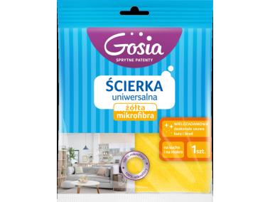 Zdjęcie: Ścierka uniwersalana żółta mikrofibra GOSIA