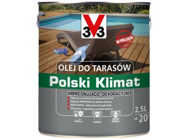 Olej do tarasów Polski Klimat 2,5 L Bezbarwny V33