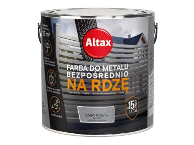 Zdjęcie: Farba do metalu 2,5 L szary połysk ALTAX