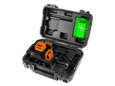 Zdjęcie: Laser 3D, zielony, walizka, tarcza celownicza, magnetyczny uchwyt, ładowarka NEO