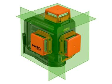 Zdjęcie: Laser 3D, zielony, walizka, tarcza celownicza, magnetyczny uchwyt, ładowarka NEO