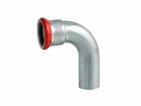 Kolano zaciskowe nyplowe 28 90 stopni C-Press PIPELIFE