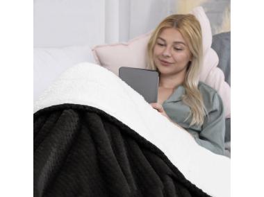 Zdjęcie: Koc Shleepy 170x210 cm czarny AMELIAHOME