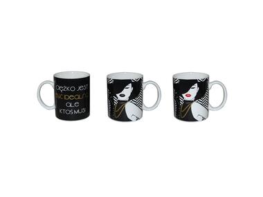 Zdjęcie: Kubek prosty nbc z dekoracją zmieniającą kolor 300 ml Modern Woman ALTOMDESIGN