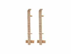 Zakończenia do listwy przypodłogowej Masterline łącznik 1 kpl. 2 szt. Cinnamon Mat CEZAR