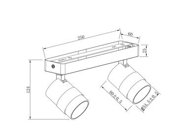 Zdjęcie: Spot biały Anillo 2 LIGHT PRESTIGE