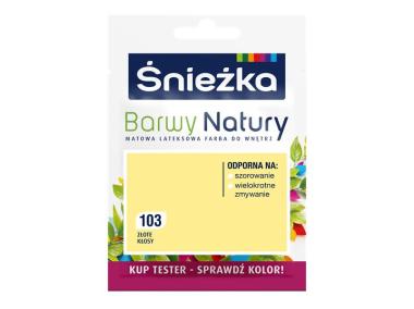 Zdjęcie: Farba Barwy Natury tester złote kłosy 103 25ml ŚNIEŻKA