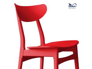 Zdjęcie: Farba do drewna, metalu i PCV Rapidry 0,4 L czerwony DULUX