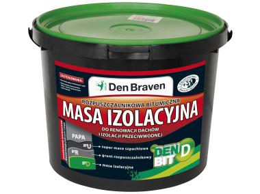 Zdjęcie: Masa izolacyjna rozpuszczalnikowa bitumiczna Den Bit-D 10 kg DEN BRAVEN