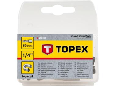 Zdjęcie: Uchwyt do końcówek, 1/4", 60 mm TOPEX