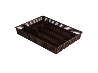 Zdjęcie: Wkład do szuflady ażurowy 31x23x4,5 cm brąz ALTOMDESIGN
