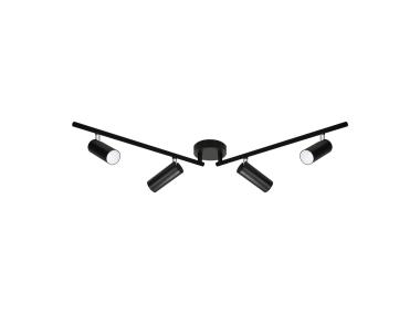 Zdjęcie: Lampa sufitowa LED Gavi 4x4.5W czarna POLUX