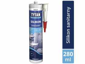 Silikon sanitarny biały 280 ml Euro-Line TYTAN