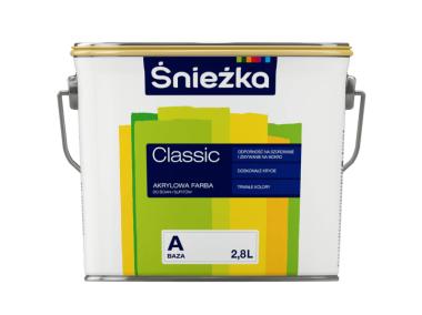 Zdjęcie: Emulsja akrylowa Classic BazaA 2,82L ŚNIEŻKA