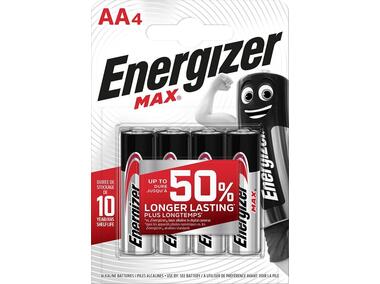 Zdjęcie: Bateria Max Alkaliczna AA LR6 E91 Blister 4 szt. ENERGIZER