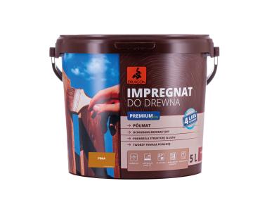 Zdjęcie: Impregnat akrylowy do drewna Premium Plus 5 L pinia DRAGON