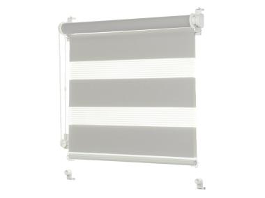 Zdjęcie: Roleta 35x140 cm Zebra II jasny szary DECODESIGN