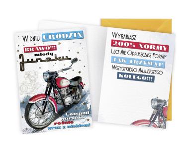 Zdjęcie: Karnet V-057 Urodziny - junak KUKARTKA