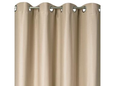 Zdjęcie: Zasłona Aggie 140x250 cm cappuccino na przelotkach EUROFIRANY