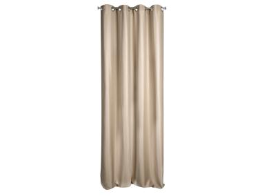 Zdjęcie: Zasłona Aggie 140x250 cm cappuccino na przelotkach EUROFIRANY