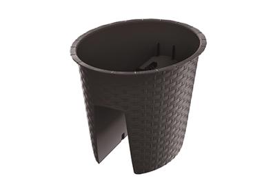 Zdjęcie: Doniczka balkonowa Ratolla umbra 30 cm PROSPERPLAST