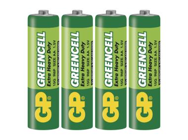 Zdjęcie: Bateria cynkowa GP GREENCELL AA (R6) 4BL EMOS