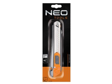 Zdjęcie: Nóż z ostrzem łamanym 18 mm, metalowy korpus NEO